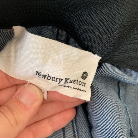 Newbury Kustom Jeans Women’s Medium Blue Medium Wash Pull On Distressed - Picture 11 of 12